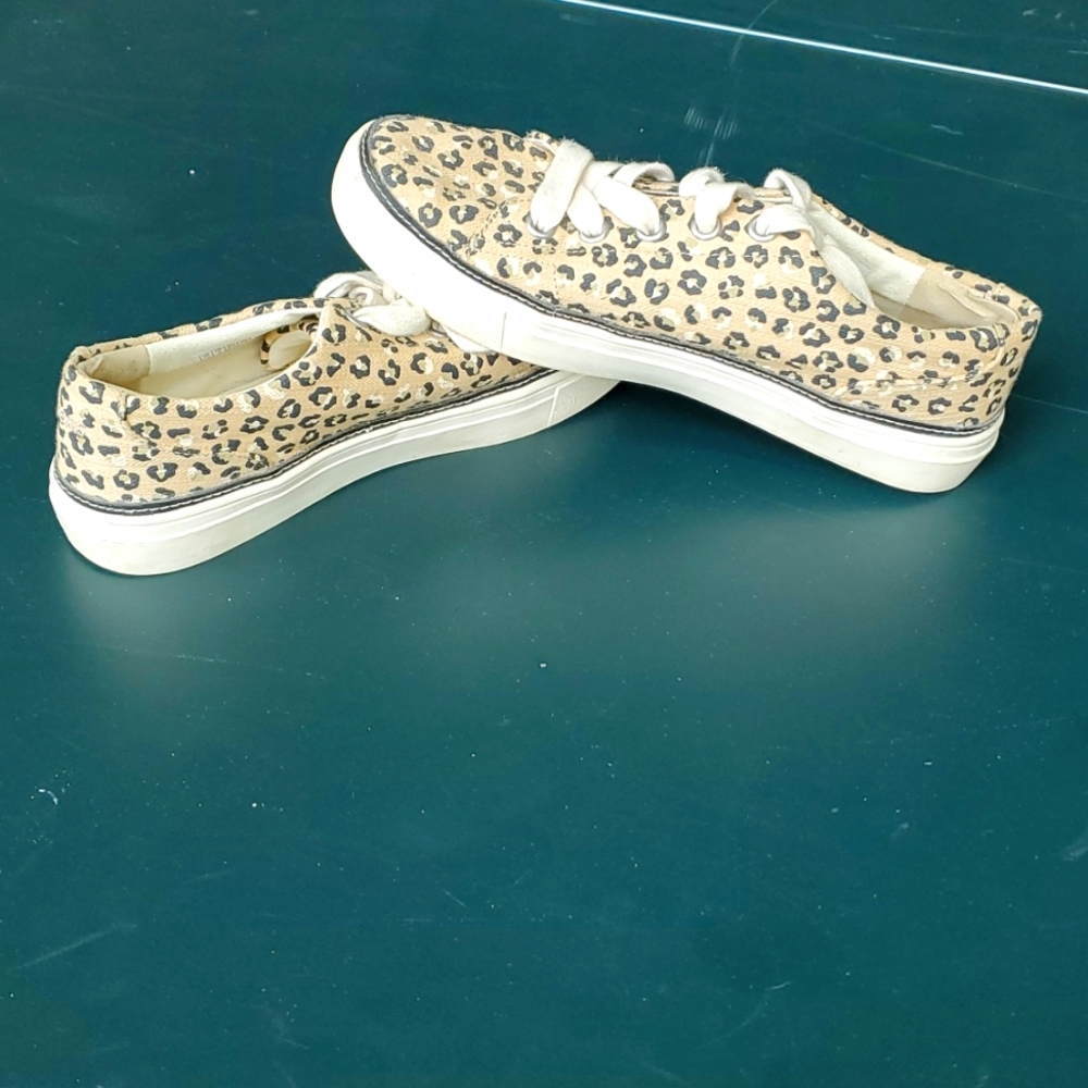 TOMS cheetah print sneakers